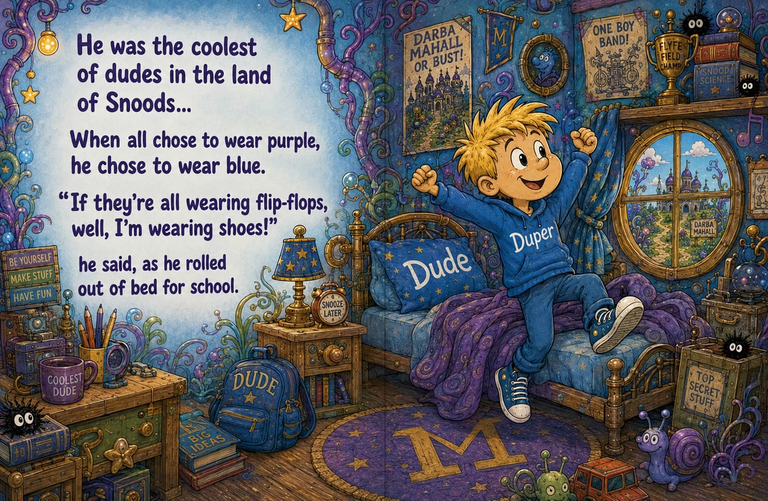 The Coolest Dude in the Land of Snoods artwork