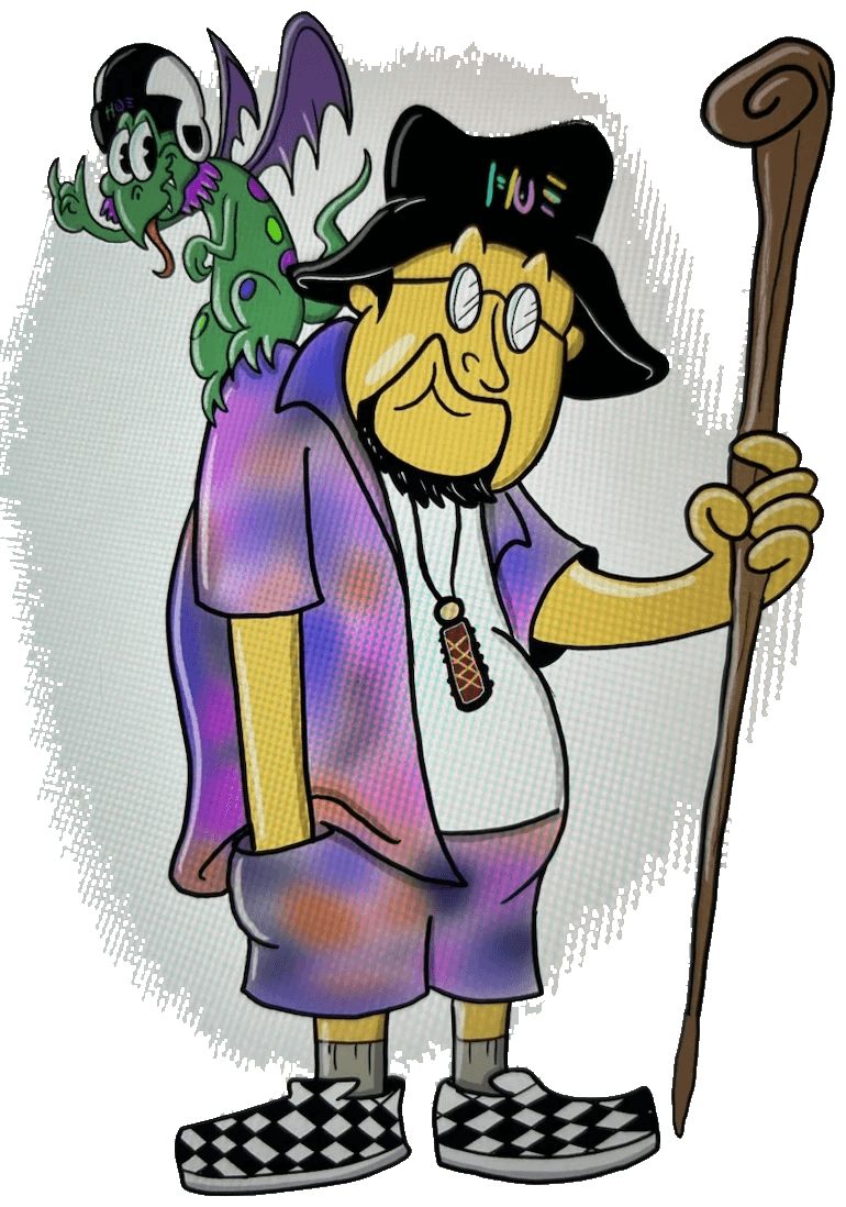 Professor Monk with Scoochie Boochie